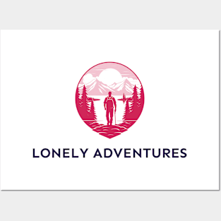 Lonely Adventures, Solo Traveling, Solo Adventure Posters and Art